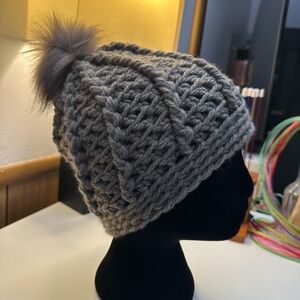 Spiral stitch beanie